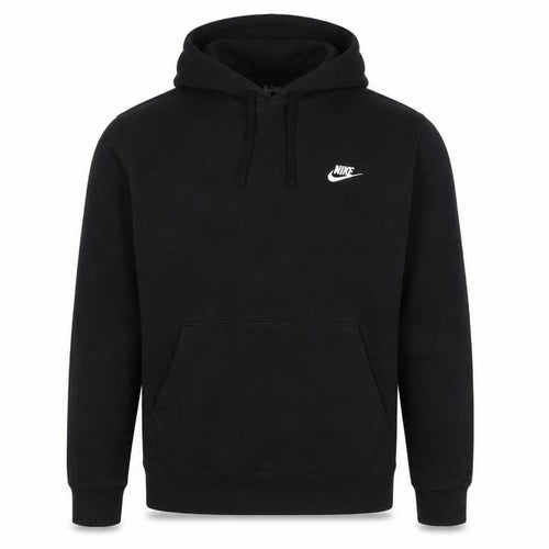 Nike Men’s Black M Pullover Hoodie Logo Fleece Sports