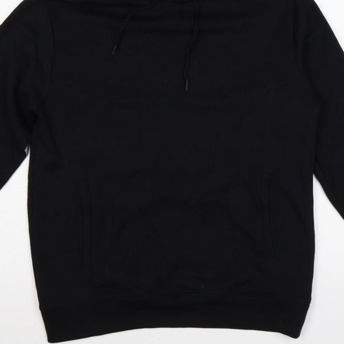 Autograph Men’s Black M Pullover Hoodie Drawstring Pockets
