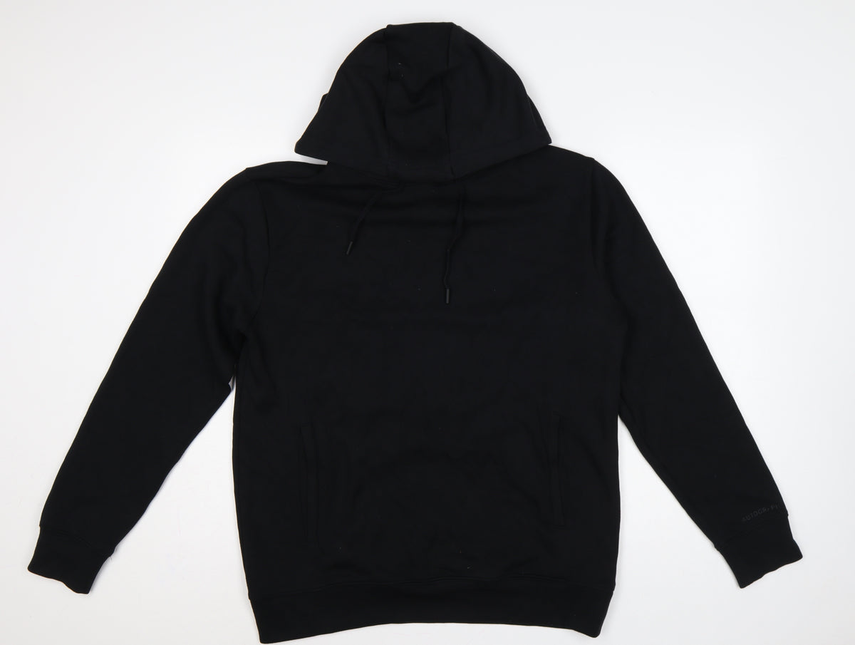Autograph Men’s Black M Pullover Hoodie Drawstring Pockets