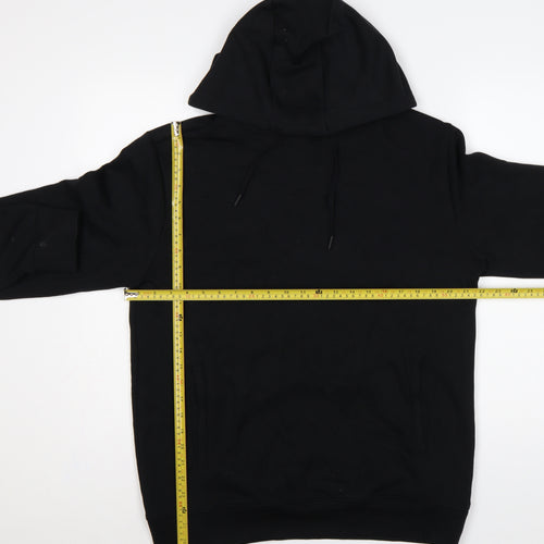 Autograph Men’s Black M Pullover Hoodie Drawstring Pockets