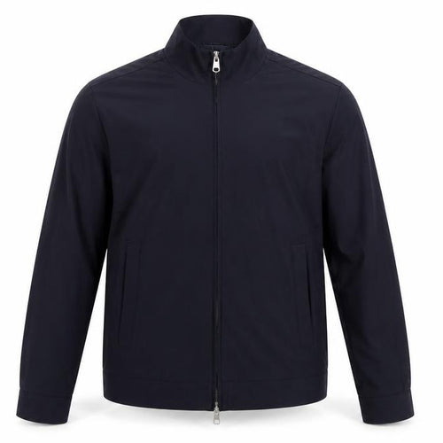 Autograph Men Navy M Wool Blend Full Zip Basic Jacket