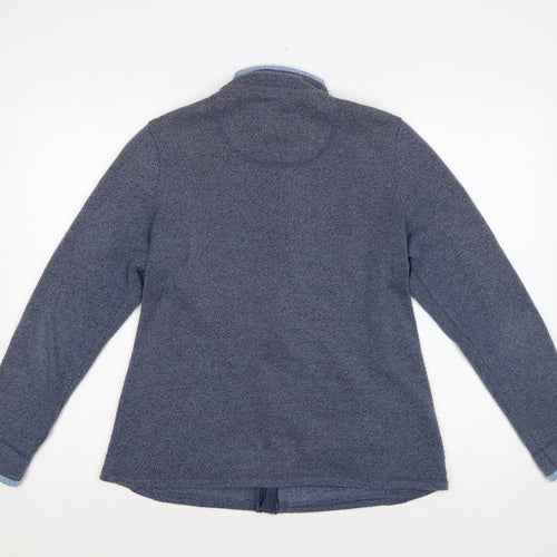 Weird Fish Women’s Blue UK 14 Fleece Full Zip Basic Jacket Pockets