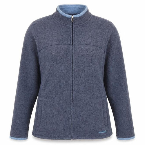 Weird Fish Women’s Blue UK 14 Fleece Full Zip Basic Jacket Pockets