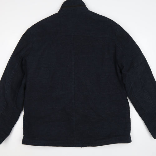 Next Signature Men’s Navy XL Italian Moleskin Military Jacket