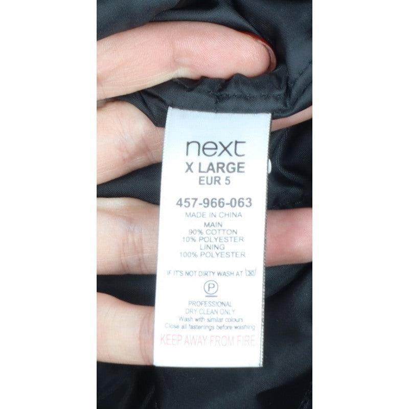 Next Signature Men’s Navy XL Italian Moleskin Military Jacket