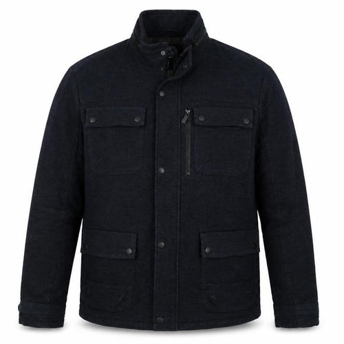 Next Signature Men’s Navy XL Italian Moleskin Military Jacket