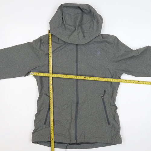 The North Face Women's Grey M Hooded DryVent Rain Jacket
