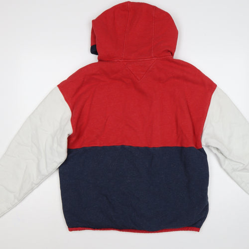 Tommy Jeans Men’s Multicoloured M Pullover 1/4 Zip Logo Hoodie