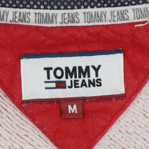 Tommy Jeans Men’s Multicoloured M Pullover 1/4 Zip Logo Hoodie