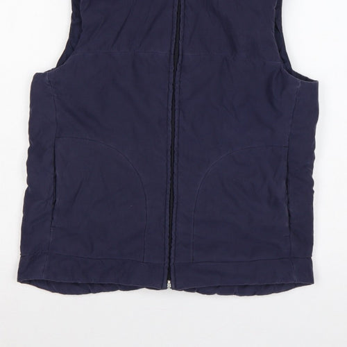 Dorothy Perkins Women’s Blue UK 12 Padded Zip Bodywarmer Gilet