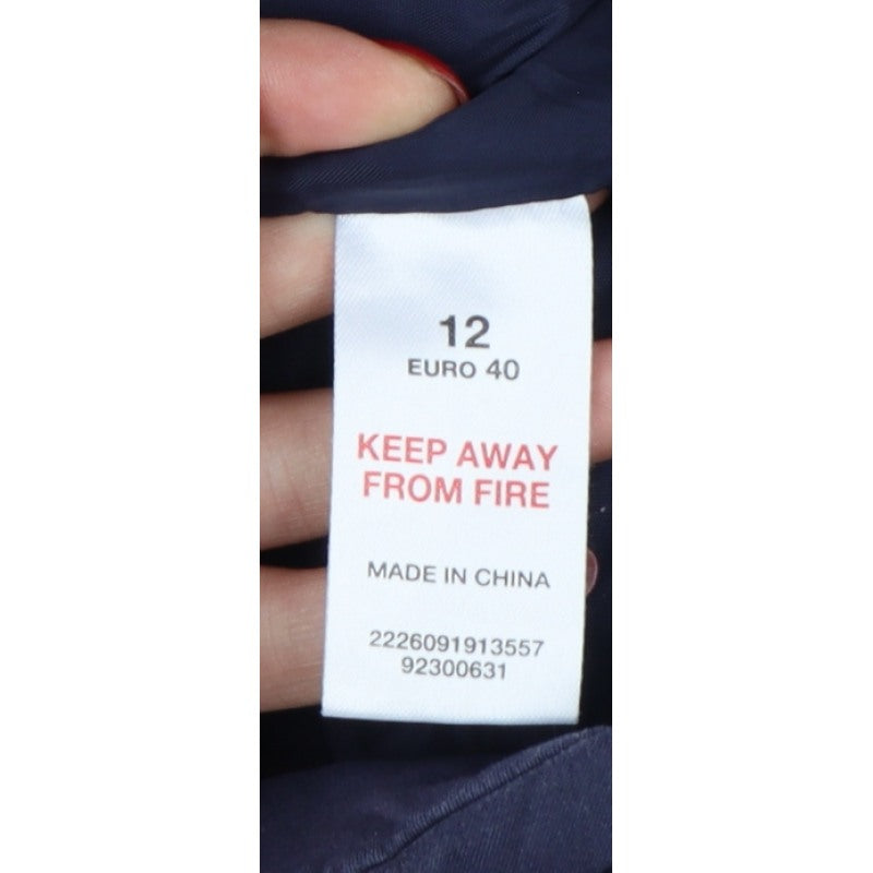 Dorothy Perkins Women’s Blue UK 12 Padded Zip Bodywarmer Gilet