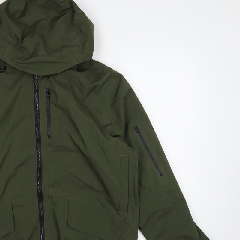 TU Men’s Green Large Hooded Insulated Full Zip Jacket
