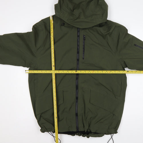 TU Men’s Green Large Hooded Insulated Full Zip Jacket