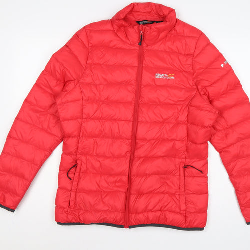 Regatta Women’s Red UK 14 Down Puffer Jacket Quilted Insulated