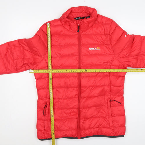 Regatta Women’s Red UK 14 Down Puffer Jacket Quilted Insulated