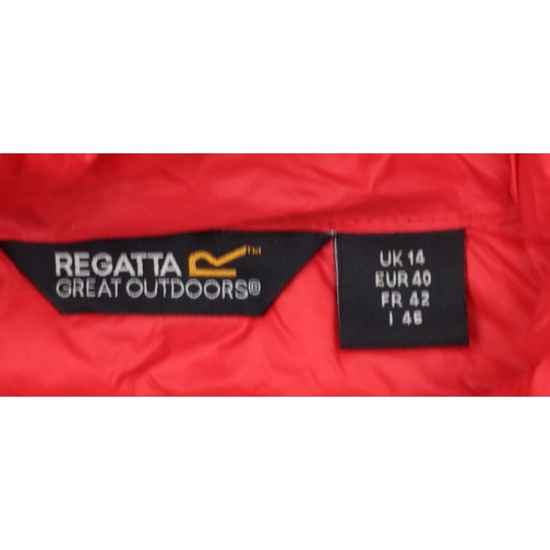 Regatta Women’s Red UK 14 Down Puffer Jacket Quilted Insulated