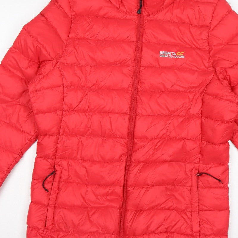 Regatta Women’s Red UK 14 Down Puffer Jacket Quilted Insulated