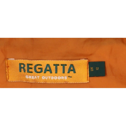 Regatta Women’s Orange S Hooded Waterproof Rain Jacket Outdoor