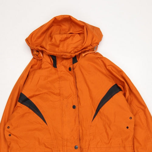 Regatta Women’s Orange S Hooded Waterproof Rain Jacket Outdoor