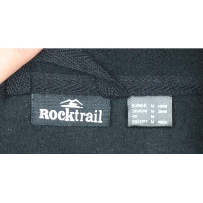 Additional view of Rocktrail Men’s Black M Fleece Full Zip Outdoor Jacket