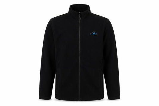 Rocktrail Men’s Black M Fleece Full Zip Outdoor Jacket
