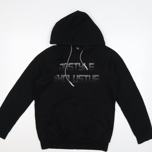 Slazenger Men's Black M Pullover Hoodie Graphic Print Pockets