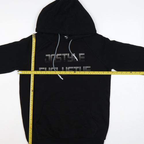 Slazenger Men's Black M Pullover Hoodie Graphic Print Pockets