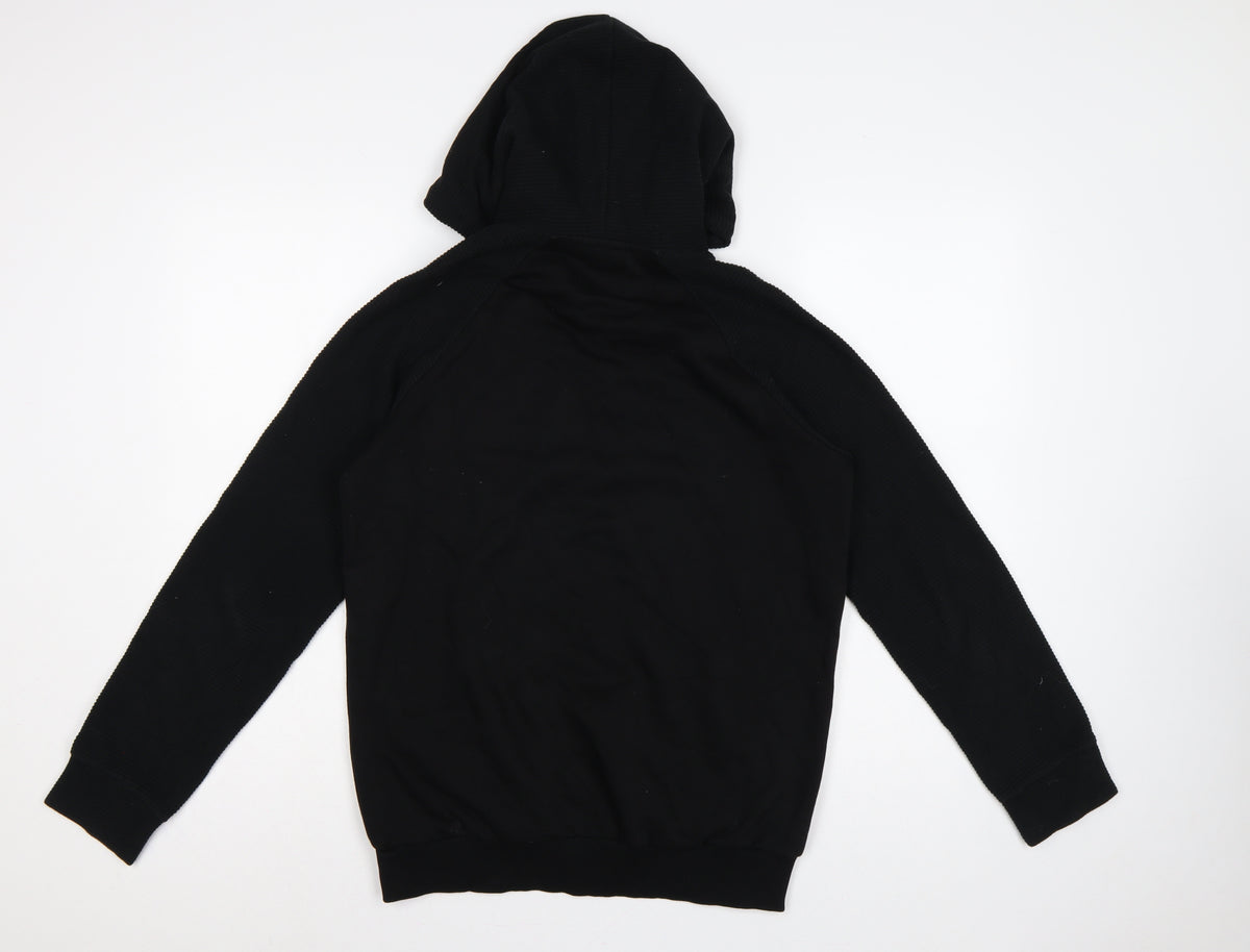 Slazenger Men's Black M Pullover Hoodie Graphic Print Pockets