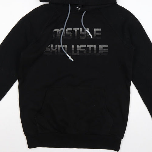 Slazenger Men's Black M Pullover Hoodie Graphic Print Pockets