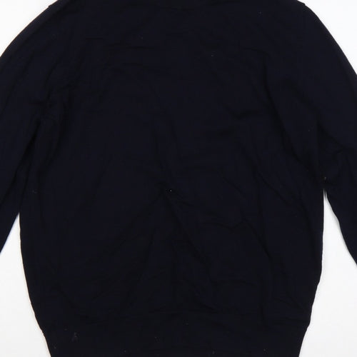 Uniqlo Men’s Navy Blue L Crew Neck Pullover Jumper Long Sleeve