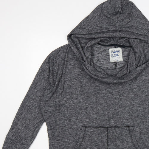 Next Women Grey Size 16 Pullover Hooded Sweatshirt Kangaroo Pocket