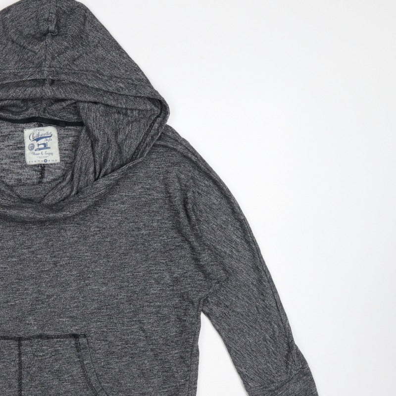Next Women Grey Size 16 Pullover Hooded Sweatshirt Kangaroo Pocket