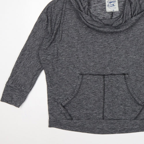Next Women Grey Size 16 Pullover Hooded Sweatshirt Kangaroo Pocket