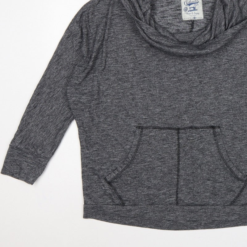 Next Women Grey Size 16 Pullover Hooded Sweatshirt Kangaroo Pocket