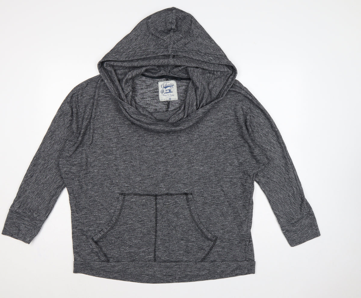 Next Women Grey Size 16 Pullover Hooded Sweatshirt Kangaroo Pocket