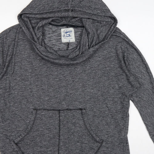 Next Women Grey Size 16 Pullover Hooded Sweatshirt Kangaroo Pocket
