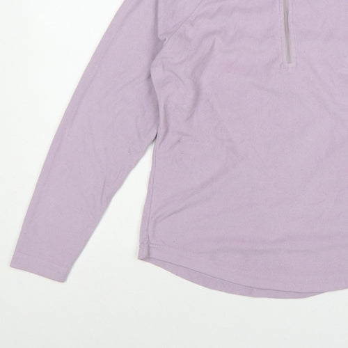 Craghoppers Women’s Lilac UK 10 Half Zip Fleece Pullover Sweatshirt