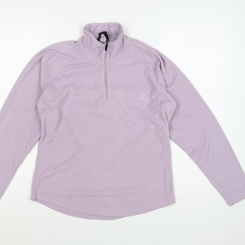 Craghoppers Women’s Lilac UK 10 Half Zip Fleece Pullover Sweatshirt