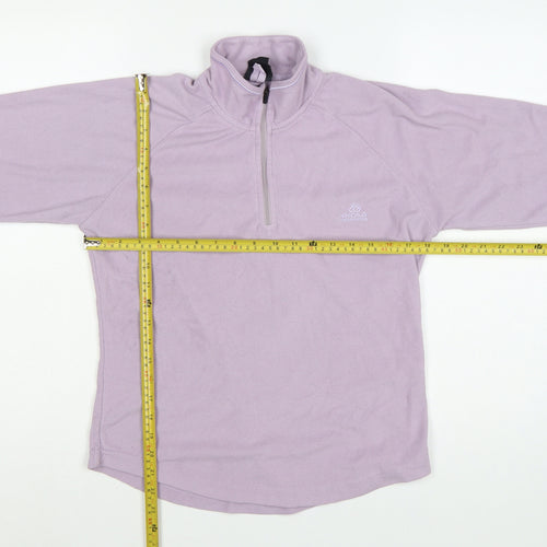 Craghoppers Women’s Lilac UK 10 Half Zip Fleece Pullover Sweatshirt