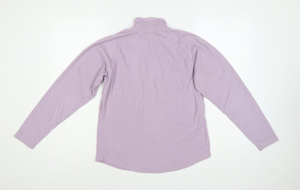 Craghoppers Women’s Lilac UK 10 Half Zip Fleece Pullover Sweatshirt
