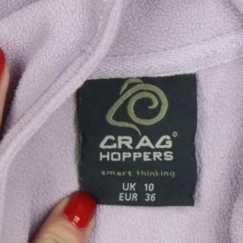Craghoppers Women’s Lilac UK 10 Half Zip Fleece Pullover Sweatshirt
