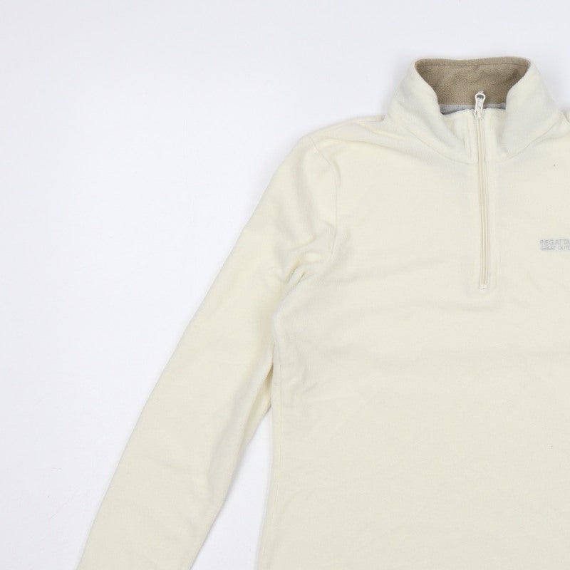 Regatta Women’s Ivory UK 10 Quarter Zip Fleece Sweatshirt