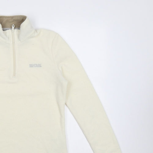 Regatta Women’s Ivory UK 10 Quarter Zip Fleece Sweatshirt