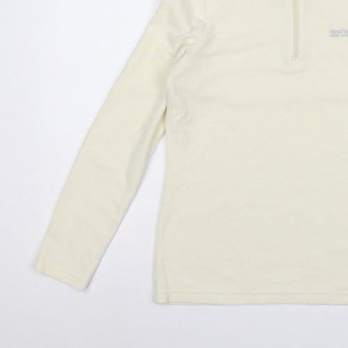 Regatta Women’s Ivory UK 10 Quarter Zip Fleece Sweatshirt