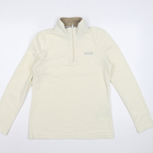 Regatta Women’s Ivory UK 10 Quarter Zip Fleece Sweatshirt