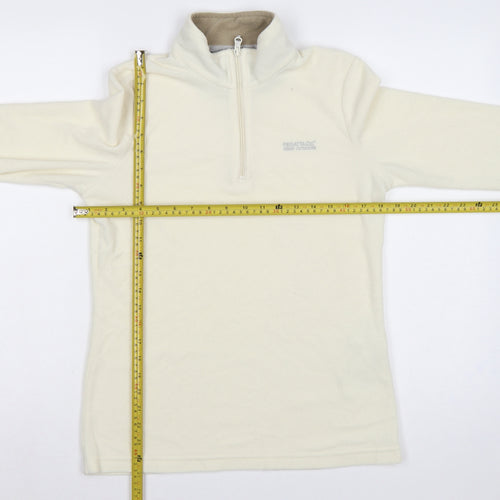 Regatta Women’s Ivory UK 10 Quarter Zip Fleece Sweatshirt