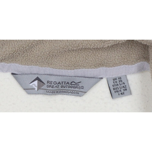 Regatta Women’s Ivory UK 10 Quarter Zip Fleece Sweatshirt