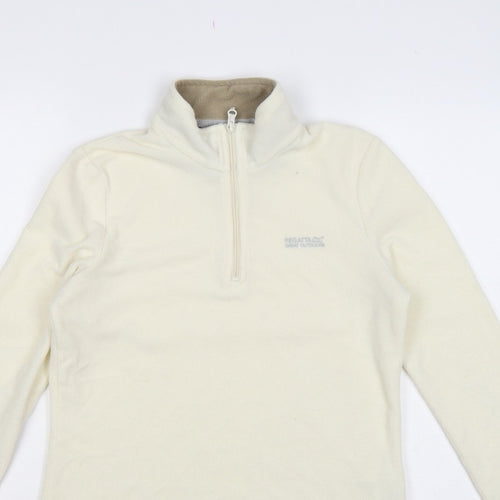 Regatta Women’s Ivory UK 10 Quarter Zip Fleece Sweatshirt