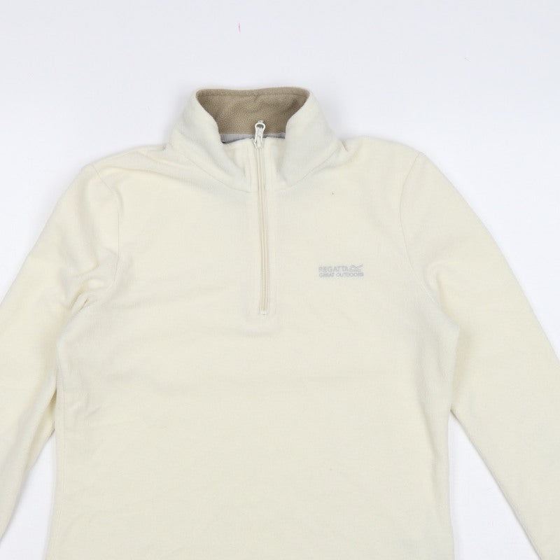 Regatta Women’s Ivory UK 10 Quarter Zip Fleece Sweatshirt