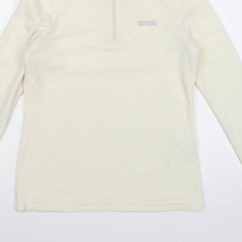 Regatta Women’s Ivory UK 10 Quarter Zip Fleece Sweatshirt